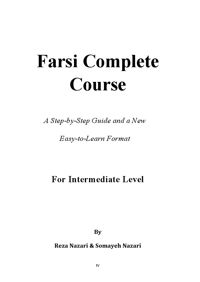 Farsi Complete Course: A Step-by-Step Guide and a New Easy-to-Learn ...